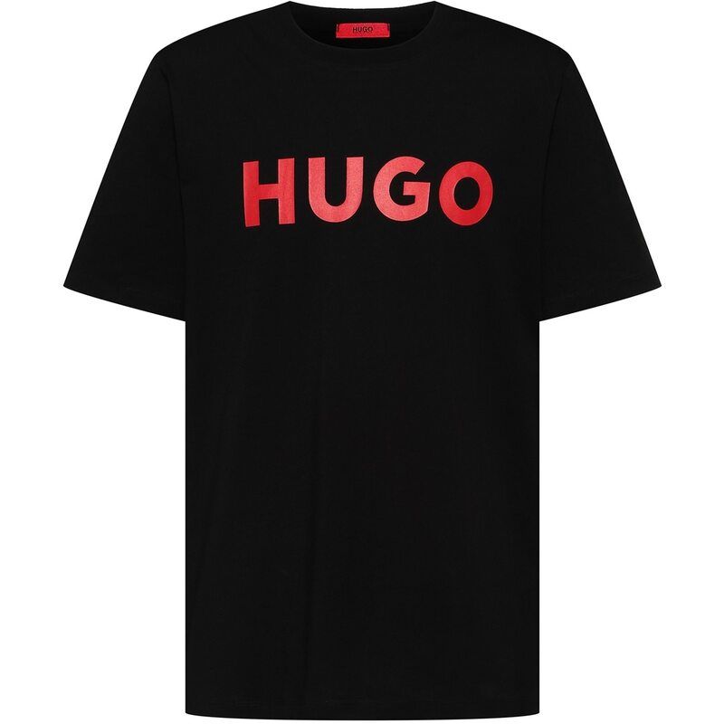 フューゴ メンズ トップス Tシャツ Hugo Dulivio T Shirt BlackRed ブラック