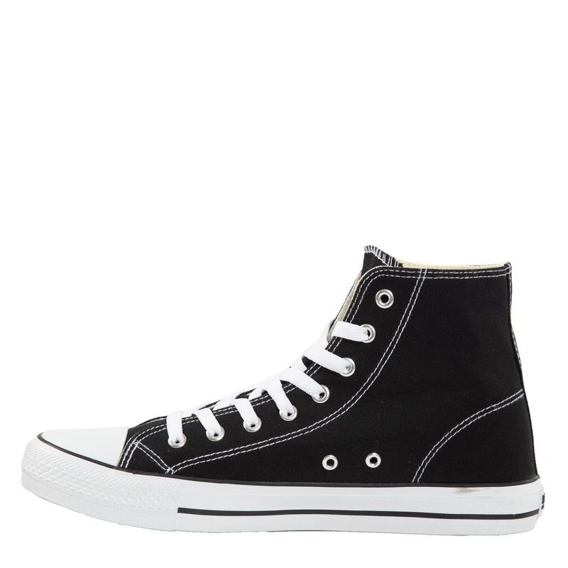 ソウルカル メンズ シューズ スニーカー SoulCal Canvas High Mens Trainers BlackWhite ホワイト ソウルカル メンズ シューズ スニーカー SoulCal Canvas High Mens Trainers BlackWhite ホワイト