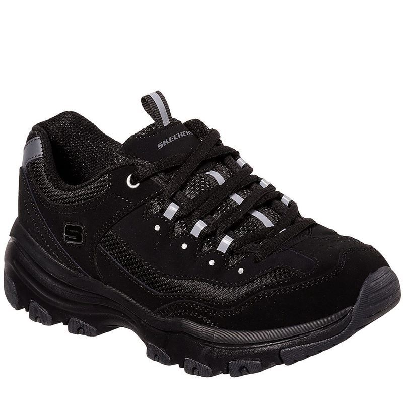 スケッチャーズ レディース シューズ スニーカー Skechers Icon Dlite Ladies Trainers Black ブラック
