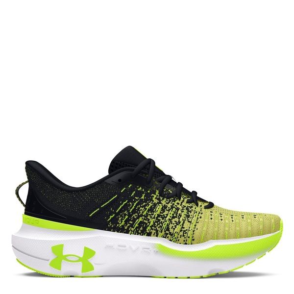アンダーアーマー レディース シューズ スニーカー Under Armour Infinite Elite Running Shoes Womens BlackYellow ブラック