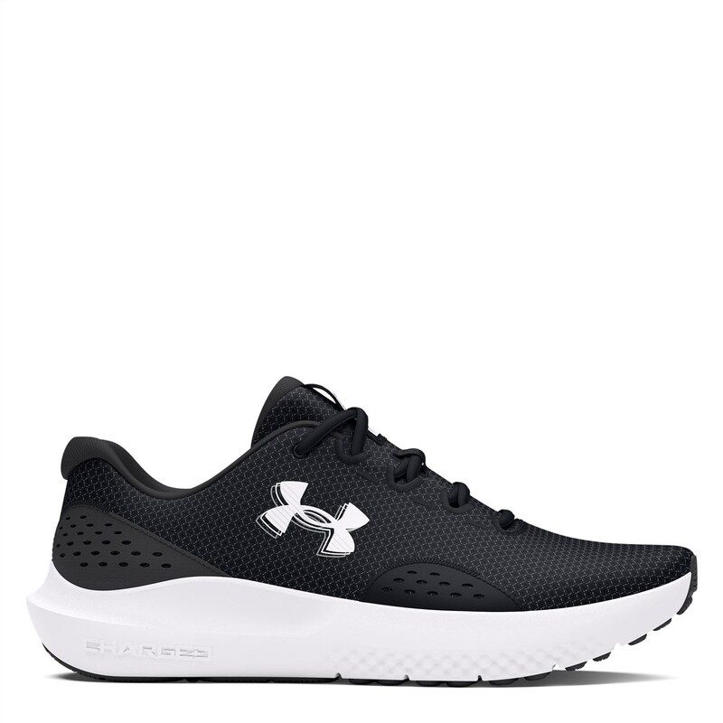 アンダーアーマー レディース シューズ スニーカー Under Armour W Charged Surge 4 BlackWhite ホワイト