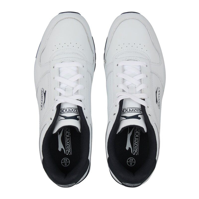 スラセンジャー メンズ シューズ スニーカー Slazenger Classic Mens Trainers WhiteNavy ホワイト