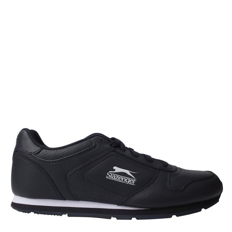 スラセンジャー メンズ シューズ スニーカー Slazenger Classic Mens Trainers NavyWhite ホワイト