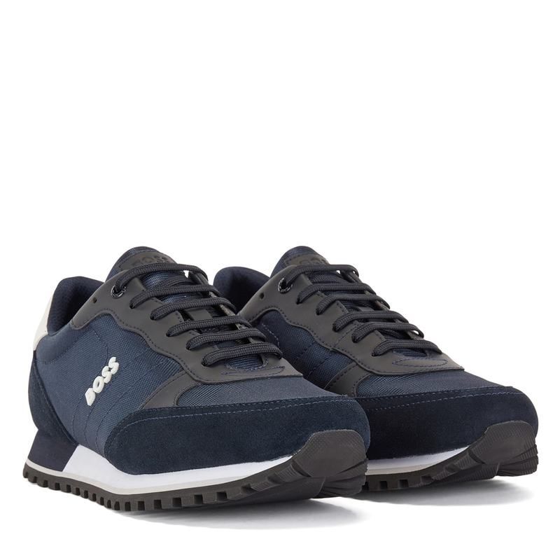 ボス メンズ シューズ スニーカー Boss Parkour Running Trainers Navy 401 ネイビー
