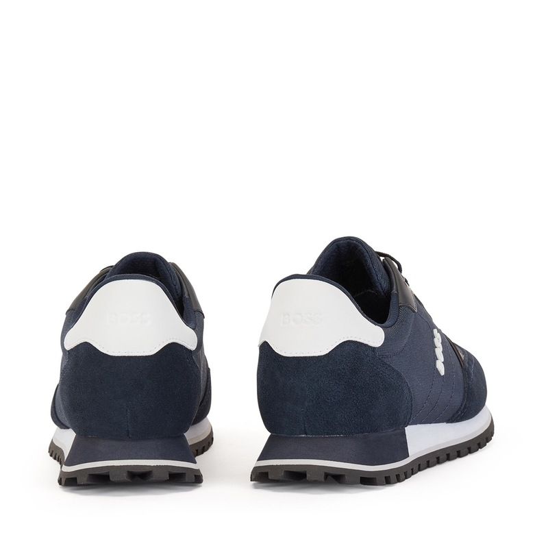 ボス メンズ シューズ スニーカー Boss Parkour Running Trainers Navy 401 ネイビー