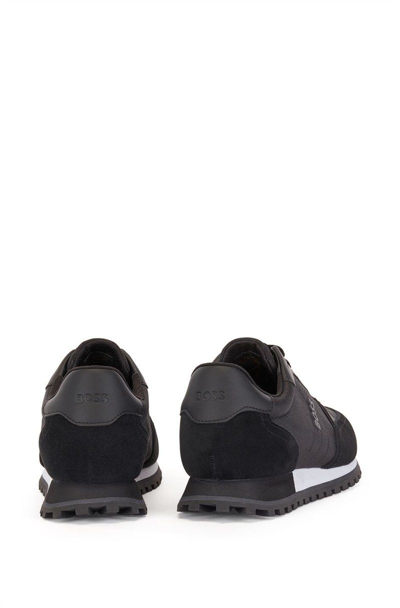 ボス メンズ シューズ スニーカー Boss Parkour Running Trainers Black 001 ブラック ボス メンズ シューズ スニーカー Boss Parkour Running Trainers Black 001 ブラック