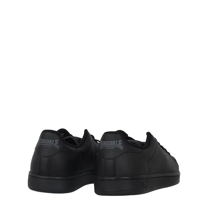ロンズデール メンズ シューズ スニーカー レザー Lonsdale Leyton Leather Mens Trainers BlackBlack ブラック ロンズデール メンズ シューズ スニーカー レザー Lonsdale Leyton Leather Mens Trainers BlackBlack ブラック