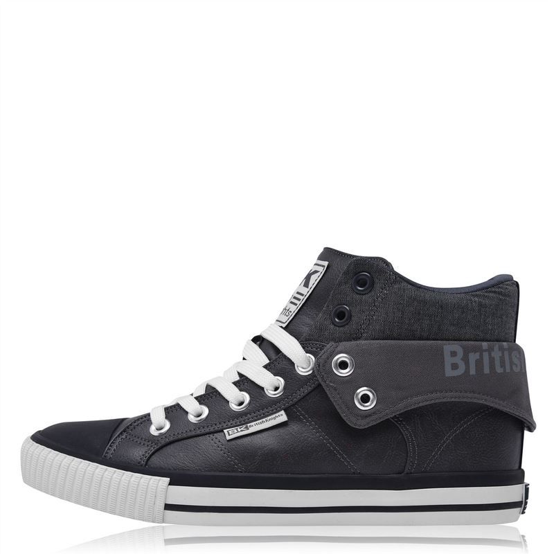 ブリティッシュナイツ メンズ シューズ スニーカー British Knights Roco Fold PU Mens Shoes Dk GreyBlack ブラック ブリティッシュナイツ メンズ シューズ スニーカー British Knights Roco Fold PU Mens Shoes Dk GreyBlack ブラック