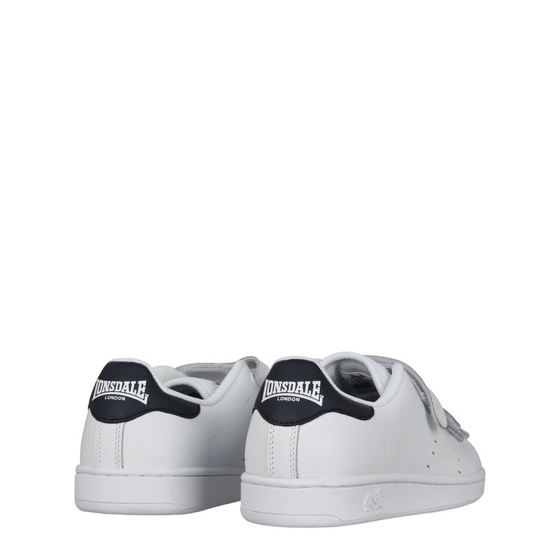 ロンズデール メンズ シューズ スニーカー Lonsdale Leyton Mens Trainers WhiteNavy ホワイト
