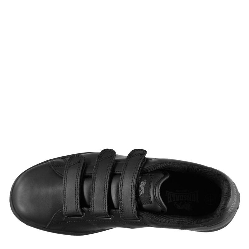 ロンズデール メンズ シューズ スニーカー Lonsdale Leyton Mens Trainers BlackBlack ブラック