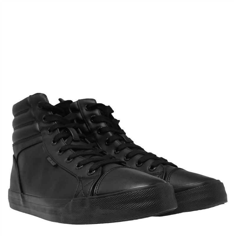 ソウルカル メンズ シューズ スニーカー SoulCal Asti Hi Mens Trainers BlackBlack ブラック