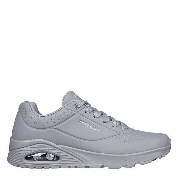 スケッチャーズ メンズ シューズ スニーカー Skechers UNO Stand On Air Mens Trainers Light Grey グレー スケッチャーズ メンズ シューズ スニーカー Skechers UNO Stand On Air Mens Trainers Light Grey グレー