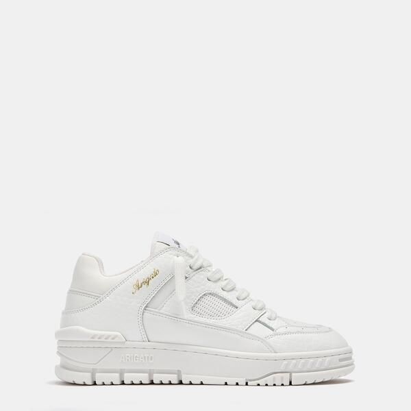 アクセルアリガト メンズ シューズ スニーカー Axel Arigato Mens BaseballInspired Area Low Trainers WhiteWhite ホワイト