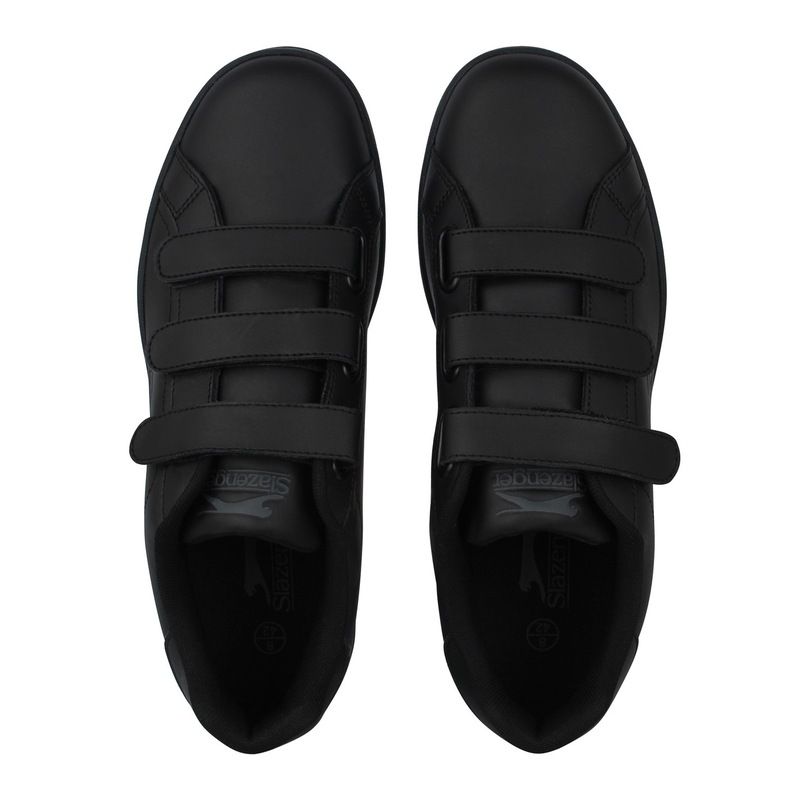 スラセンジャー メンズ シューズ スニーカー Slazenger Ash Strap Trainers Mens BlackCharcoal ブラック スラセンジャー メンズ シューズ スニーカー Slazenger Ash Strap Trainers Mens BlackCharcoal ブラック