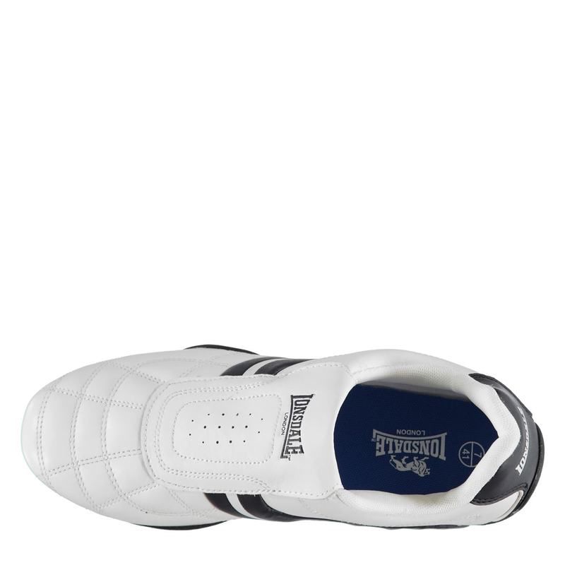 ロンズデール メンズ シューズ スニーカー Lonsdale Camden Slip Mens Trainers WhiteNavy ホワイト