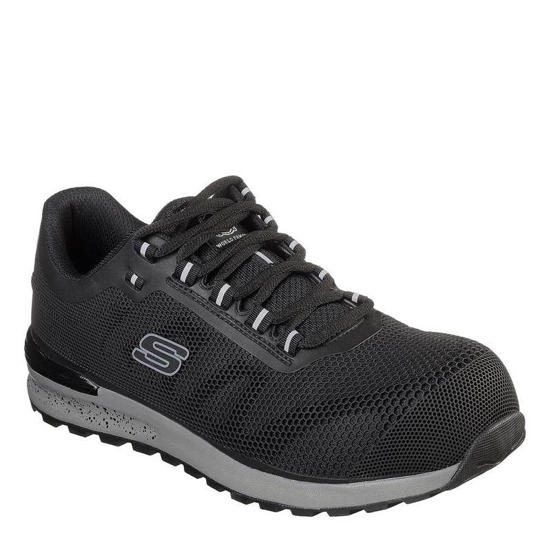 スケッチャーズ メンズ シューズ ブーツ・レインブーツ Skechers Lyndale Mens Safety Boots BLACK ブラック