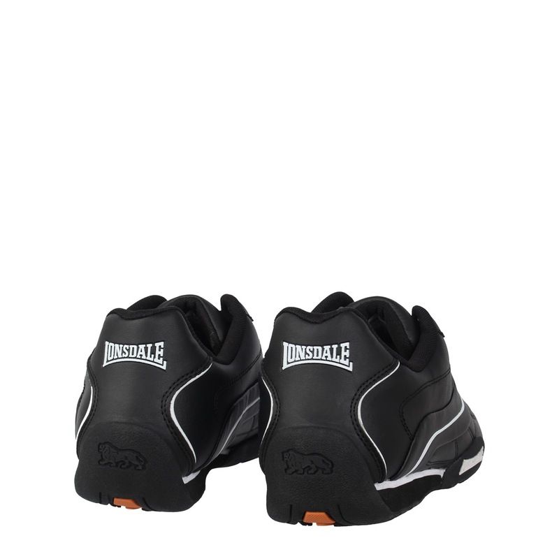 ロンズデール メンズ シューズ スニーカー Lonsdale Camden Mens Trainers BlackWhite ホワイト