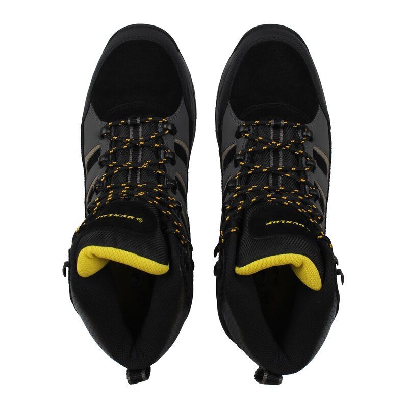 ダンロップ メンズ シューズ ブーツ・レインブーツ Tシャツ キャップ ブーツ Dunlop Michigan Mens Steel Toe Cap Safety Boots BlackCharcoal ブラック