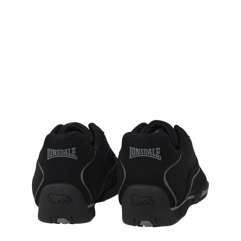 ロンズデール メンズ シューズ スニーカー Lonsdale Camden Mens Trainers BlackBlack ブラック