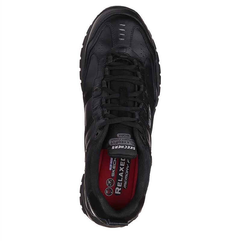 スケッチャーズ メンズ シューズ ブーツ・レインブーツ Skechers Work Stride Mens Safety Shoes BLACK ブラック