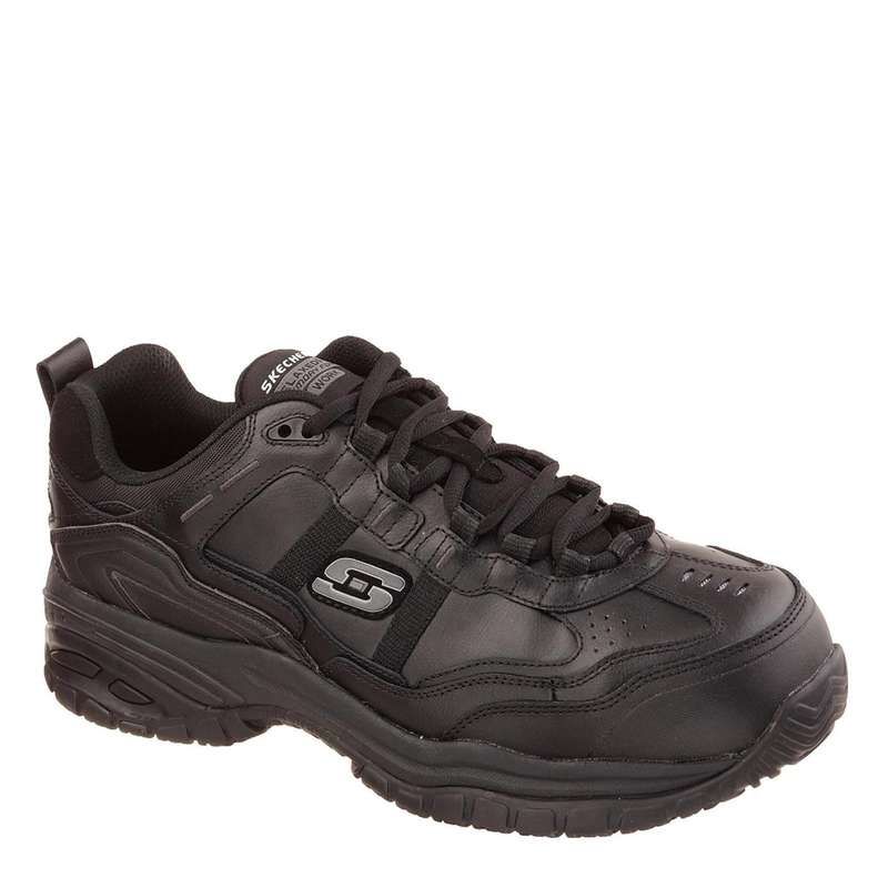 スケッチャーズ メンズ シューズ ブーツ・レインブーツ Skechers Work Stride Mens Safety Shoes BLACK ブラック