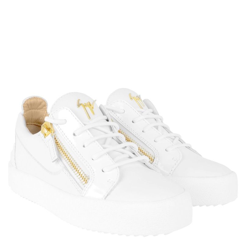 ジュゼッペザノッティ メンズ シューズ スニーカー GIUSEPPE ZANOTTI May Patent Trainers White 86439 ホワイト