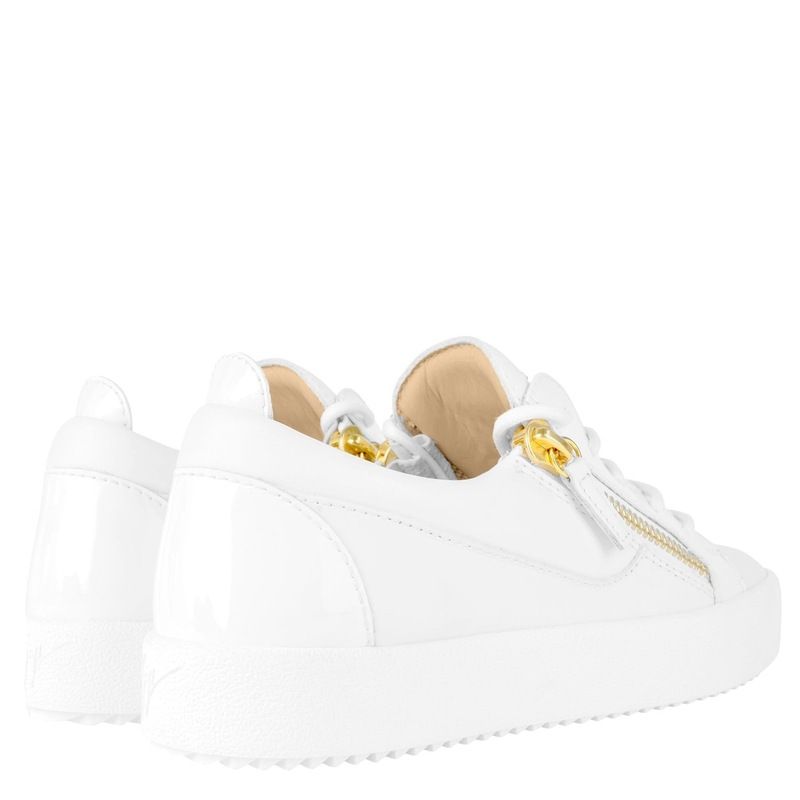 ジュゼッペザノッティ メンズ シューズ スニーカー GIUSEPPE ZANOTTI May Patent Trainers White 86439 ホワイト