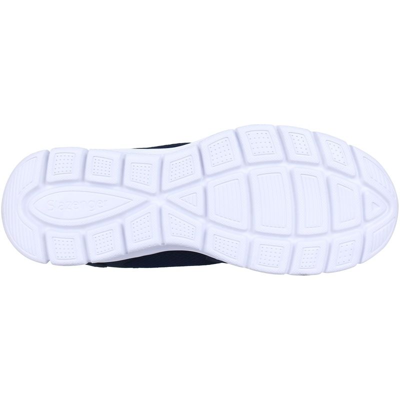 スラセンジャー メンズ シューズ スニーカー メッシュ Slazenger Force Mesh Sn00 NavyWhite ホワイト