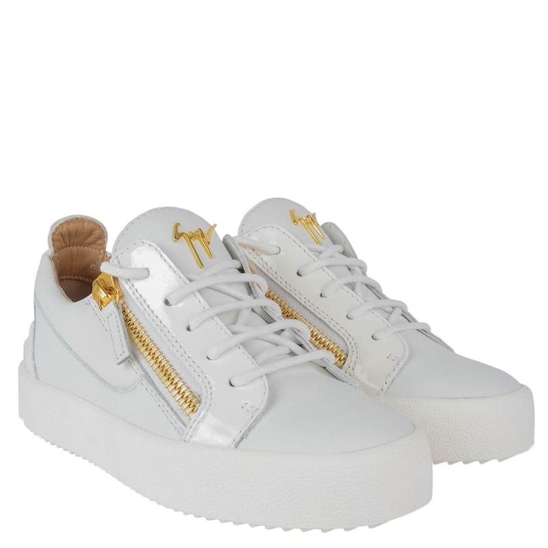 ジュゼッペザノッティ メンズ シューズ スニーカー GIUSEPPE ZANOTTI May Patent Trainers White 86439 ホワイト