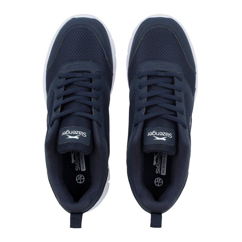 スラセンジャー メンズ シューズ スニーカー メッシュ Slazenger Force Mesh Sn00 NavyWhite ホワイト