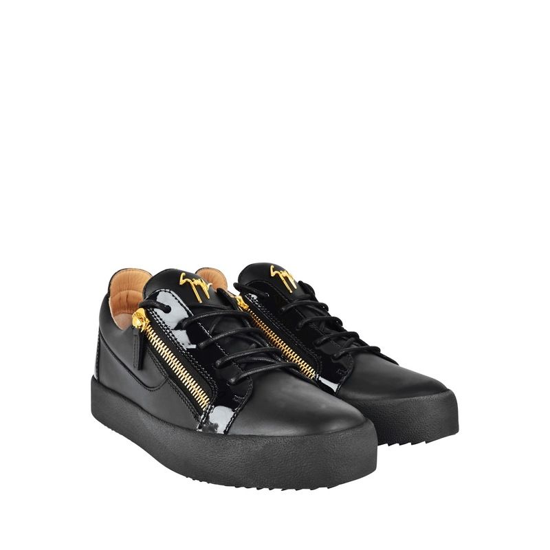 ジュゼッペザノッティ メンズ シューズ スニーカー GIUSEPPE ZANOTTI May Patent Trainers Black ブラック