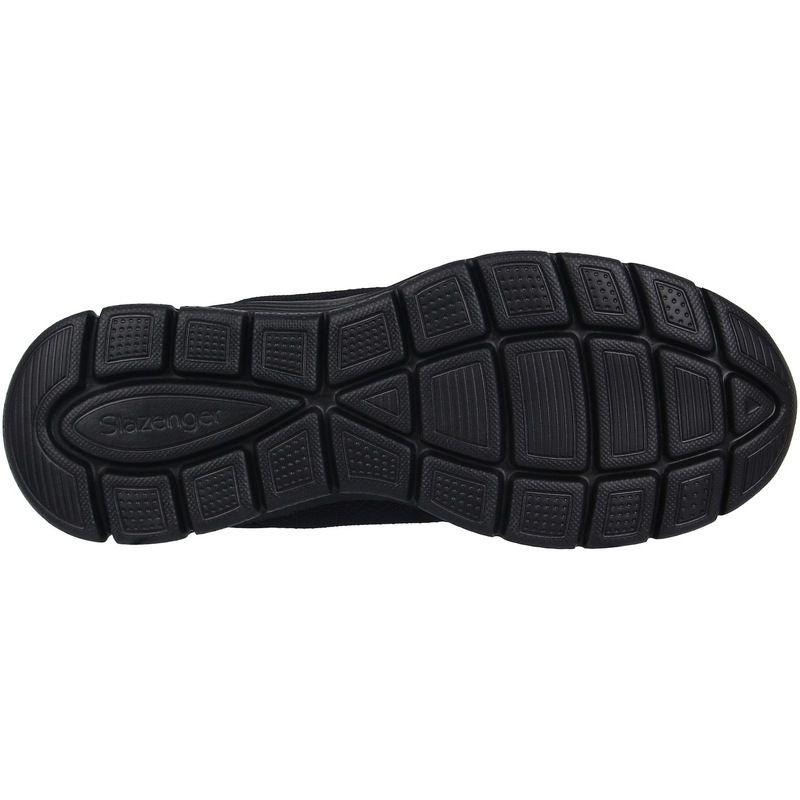 スラセンジャー メンズ シューズ スニーカー メッシュ Slazenger Force Mesh Sn00 BlackBlack ブラック