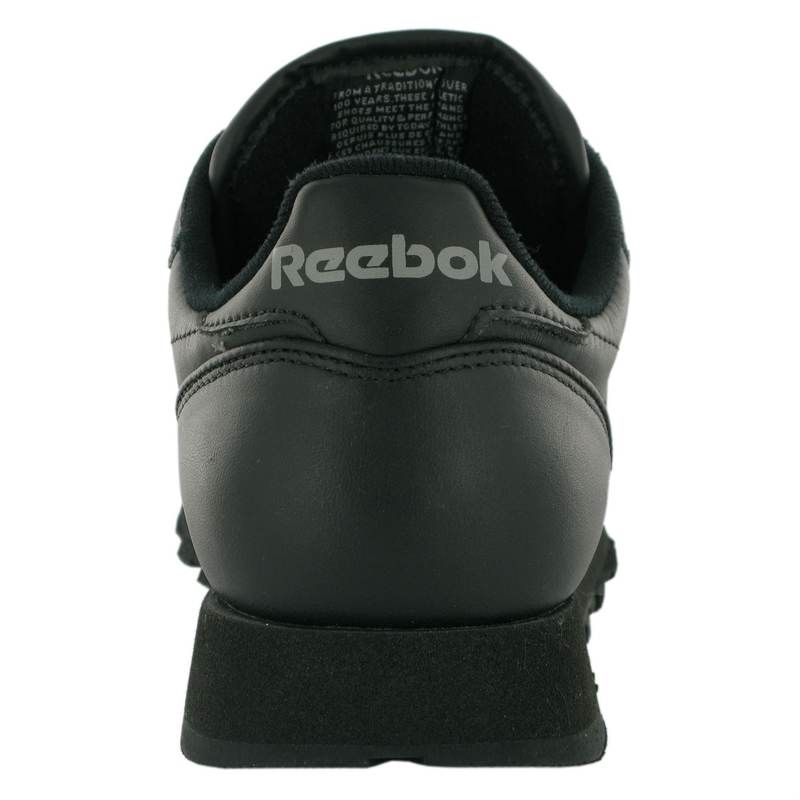リーボック メンズ シューズ スニーカー レザー Reebok Classic Leather Mens Trainers Black ブラック