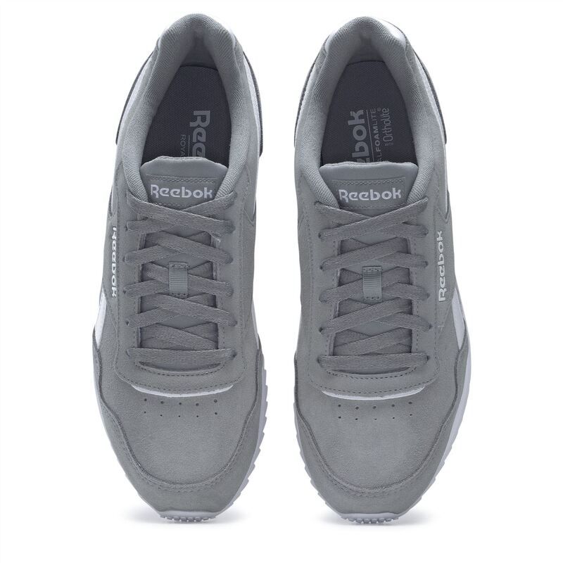 リーボック メンズ シューズ スニーカー Reebok Royal Glide Ripple Mens Shoes LtGreyWhite ホワイト