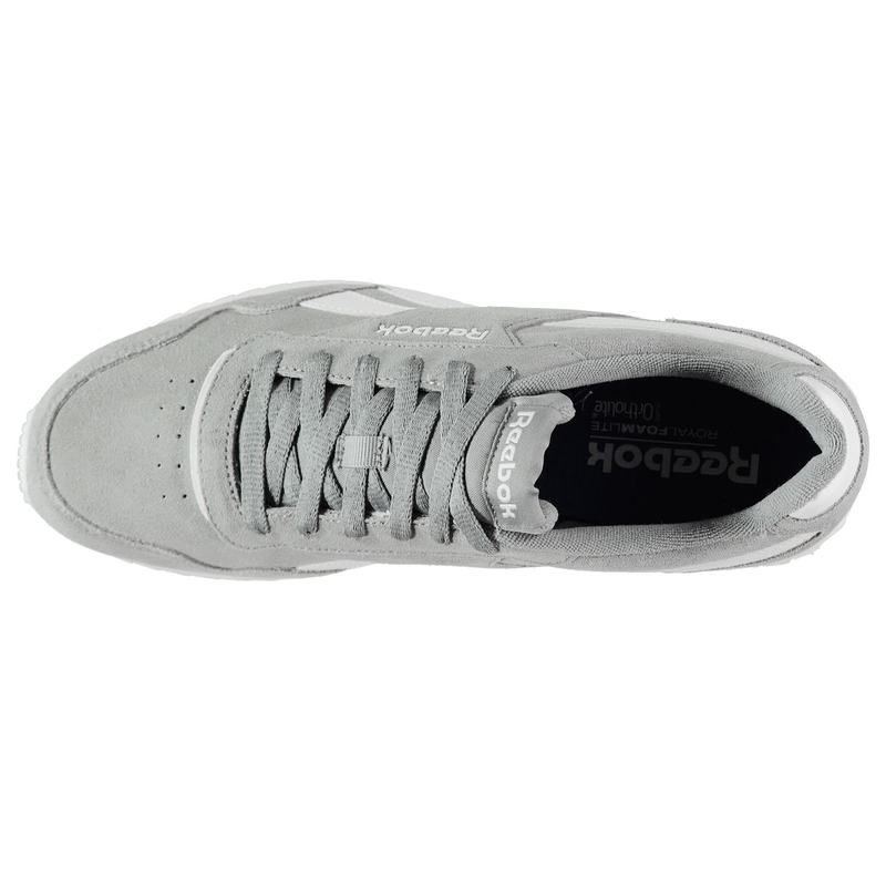 リーボック メンズ シューズ スニーカー Reebok Royal Glide Ripple Mens Shoes LtGreyWhite ホワイト