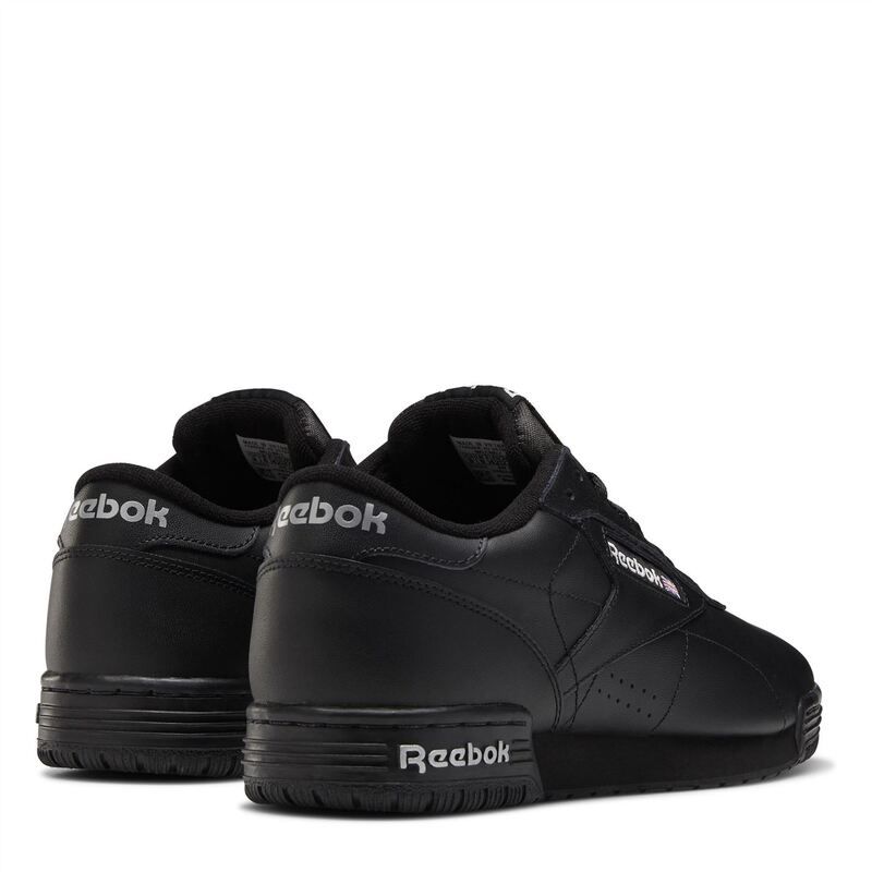 リーボック メンズ シューズ スニーカー Reebok Exofit Low Mens Trainers BlackSilver ブラック