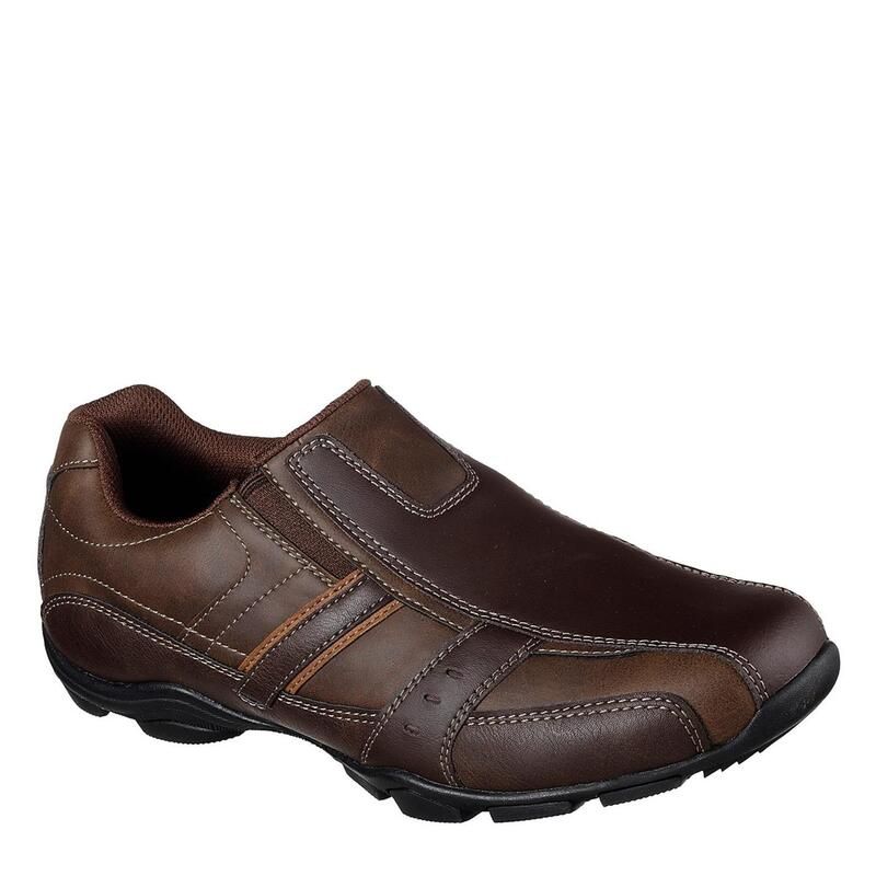 スケッチャーズ メンズ シューズ スニーカー Skechers Casual Slip On Shoes Mens Brown ブラウン スケッチャーズ メンズ シューズ スニーカー Skechers Casual Slip On Shoes Mens Brown ブラウン
