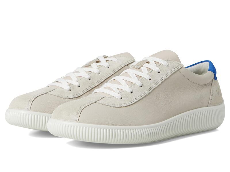 エコー メンズ シューズ スニーカー レース ECCO Soft Zero Lace Up Sneaker Gravel