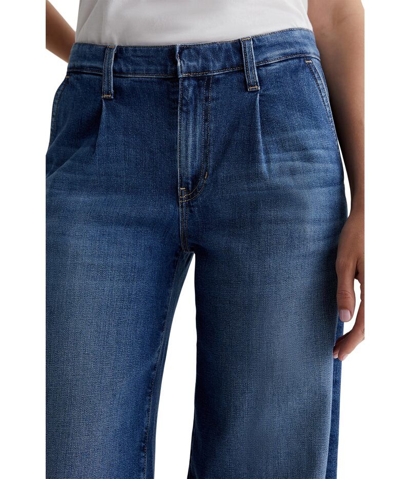エージージーンズ レディース ボトムス デニムパンツ ワイドレッグ プリーツ AG Jeans Pleated Stella Wide Leg Palazzo in Provence