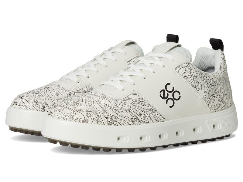 エコー メンズ シューズ スニーカー ECCO Golf Street 720 DS GORETEX Waterproof Golf Shoe White ホワイト