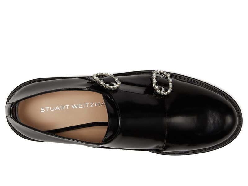 スチュアート ワイツマン レディース シューズ オックスフォード モンクストラップ モンク Stuart Weitzman Leighton Monk Strap Black ブラック