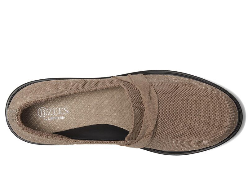 ビジーズ レディース シューズ スリッポン・ローファー Bzees Muse Bow Brown ブラウン