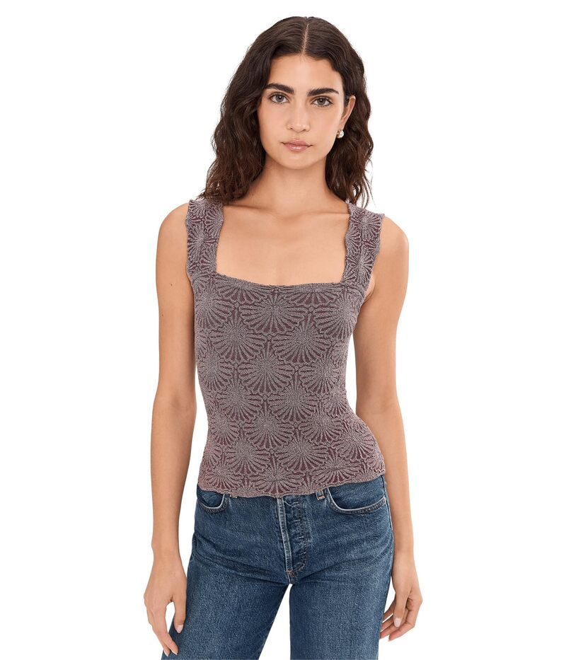 フリーピープル レディース トップス シャツ Free People Love Letter Cami Vintage Grape グレープ