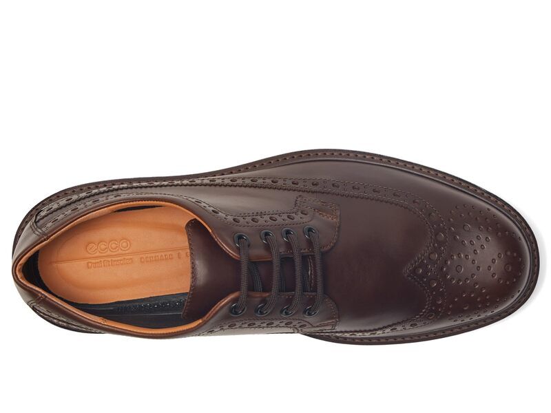 エコー メンズ シューズ オックスフォード ECCOslo Wing Tip Oxford Potting Soil