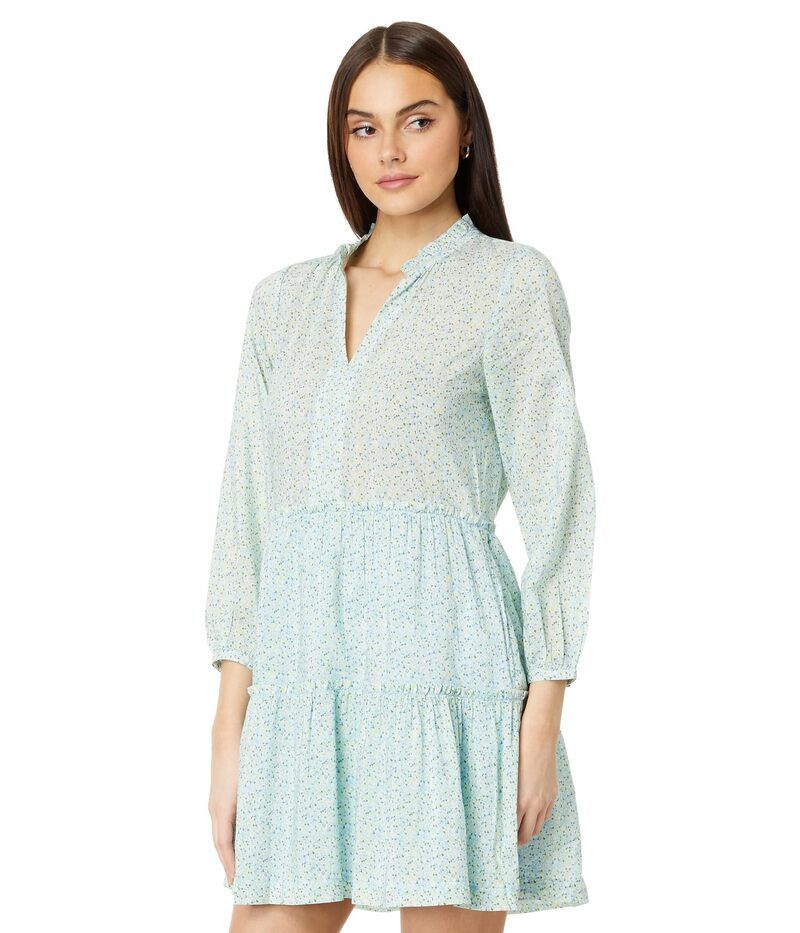 ヴァインヤードヴァインズ レディース トップス ワンピース ティアード フラワー柄 フラワー Vineyard Vines Floral Tieredress Tiny Floral Jake Blue ブルー