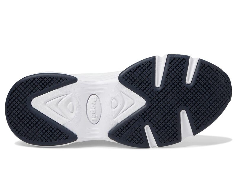 プロペット メンズ シューズ スニーカー Propet Stability Slipon WhiteNavy ホワイト