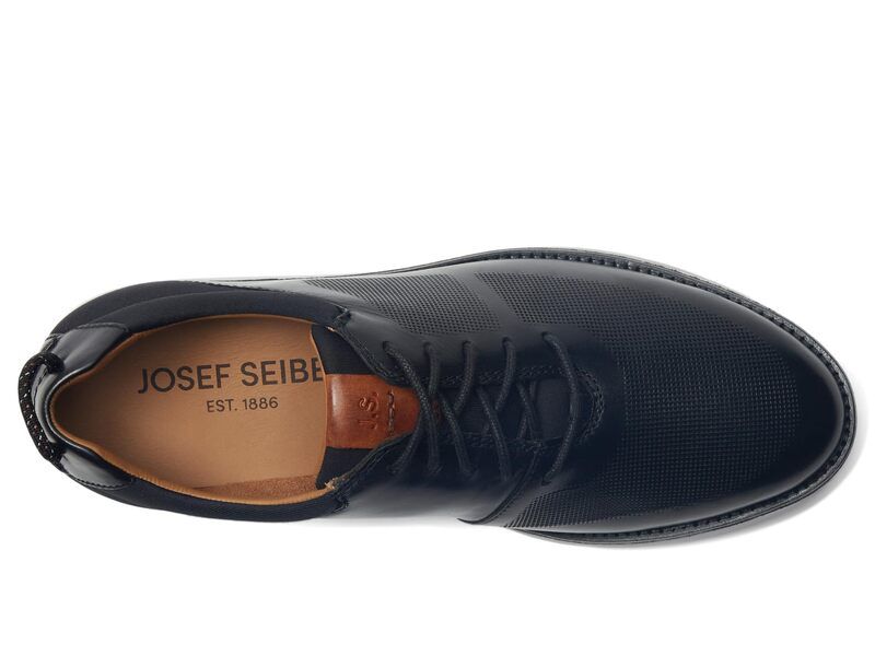 ジョセフセイベル メンズ シューズ オックスフォード Josef Seibel Finley 01 BlackKombi Oiled Full GrainKombi ブラック