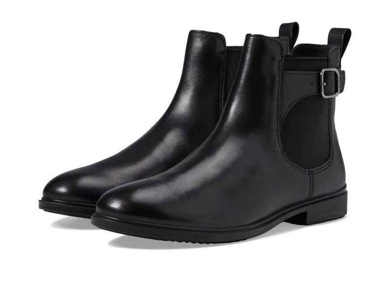 エコー レディース シューズ ブーツ・レインブーツ チェルシー アンクル ECCO Dress Classichelsea Buckle Ankle Boots Black ブラック