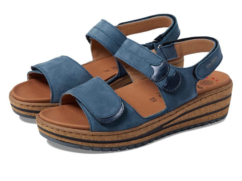 メフィスト レディース シューズ ブーツ・レインブーツ Mephisto Riley Denim Nubuck デニム