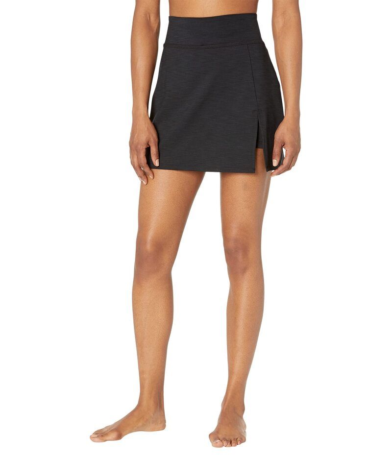 ビヨンドヨガ レディース ボトムスカート Beyond Yoga Heatherib Hold Court Skirt Black Heather ブラック